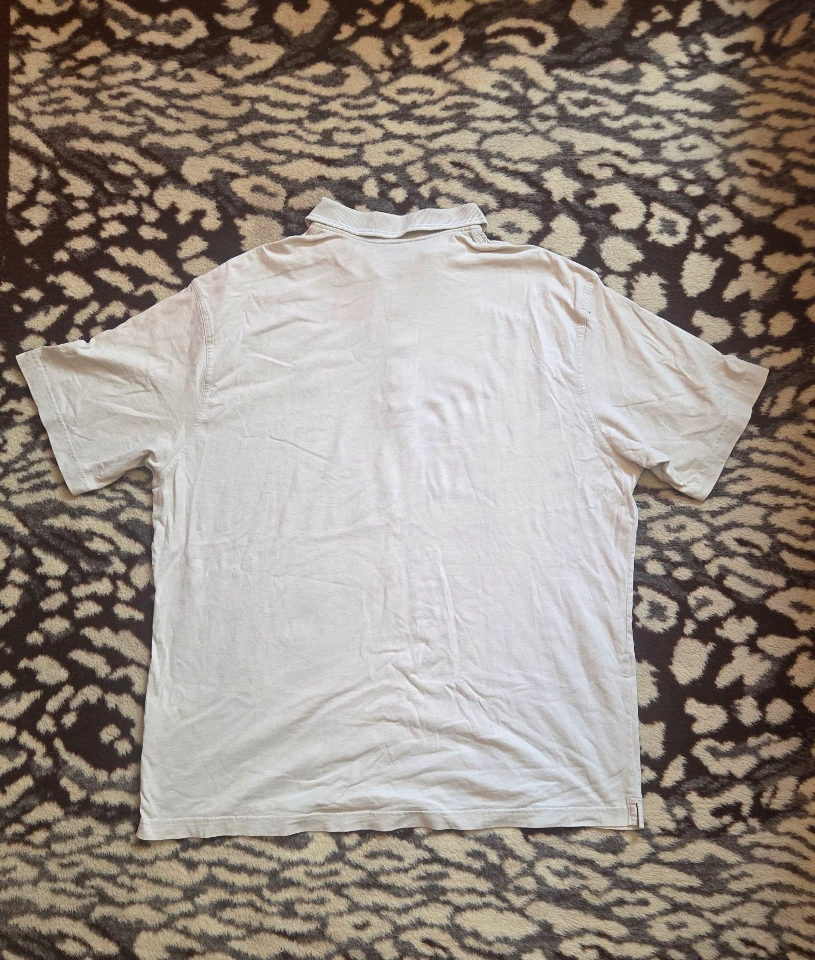 Polo Nike rétro vintage original pour hommes, couleur beige/crème - taille XXL – photo 2